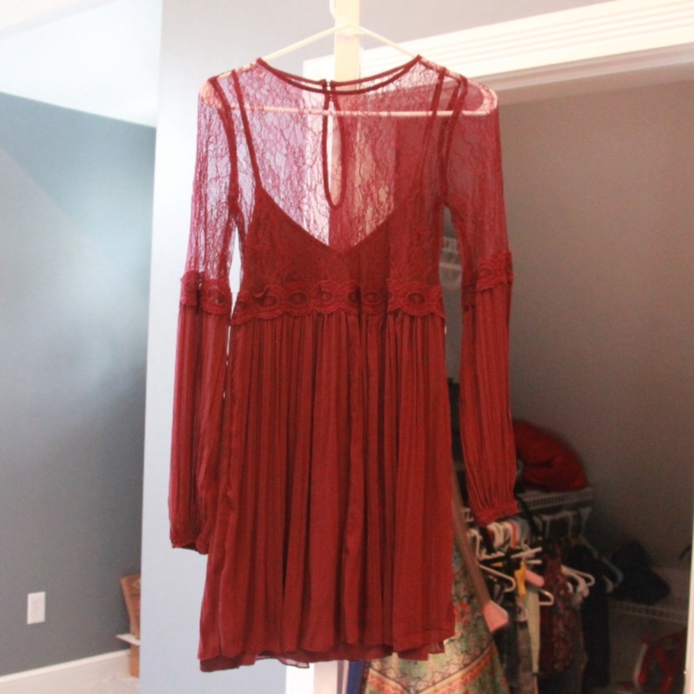 Maroon Dress
